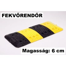 Fekvőrendőr 6 cm magas