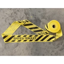 Korlátszalag "ÉPÍTÉSI TERÜLET" (250 m)