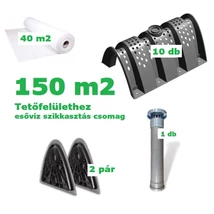 150 m2-es tetőfelületre szikkasztó alagút csomag
