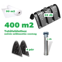 400 m2-es tetőfelületre szikkasztó alagút csomag